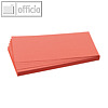Franken Moderationskarten Rechteck, 205 x 95 mm, rot, 500 St?ck, UMZ 1020 07