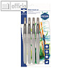 Wassertankpinsel-Set  Journey, 4 versch. Spitzen, 4er Set, 949-SBK4-C