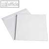 officio Kuvertierh?llen 220 x 220 mm, nassklebend, 100 g/qm, wei?, 500 St.,27036