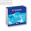 CD-R Rohlinge Extra Protection, 700 MB, 52x Speed, Slim Case, 10 Stück, 43415