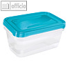 Frischhaltedose fredo fresh, 1.25 Liter, 155 x 205 x 65 mm, PP, transp./blau,3 S