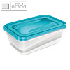 Frischhaltedose fredo fresh, 3.3 Liter, 190 x 290 x 90 mm, PP, transparent/blau,