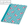 Rnk Notizbuch Flamingo Flamingo blau