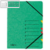 Pagna Ordnungsmappe "EASY", DIN A4, Karton, 7 Fächer, grün, 24061-03