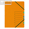Pagna Ordnungsmappe "EASY", DIN A4, Karton, 7 Fächer, orange, 24061-12