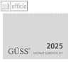Monatskalender DIN A4 quer, 1 Monat / 2 Seiten, Spiralbindung, gro?e Tagesfelder