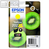 Epson Tintenpatrone Nr. 202XL, ca. 650 Seiten, 8 ml, gelb, C13T02H44010