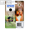 Epson Tintenpatrone Nr. 378, ca. 240 Seiten, 5 ml, schwarz, C13T37814010