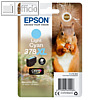 Epson Tintenpatrone Nr. 378XL, ca. 830 Seiten, 10 ml, cyan hell, C13T37954010