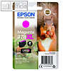 Epson Tintenpatrone Nr. 378XL, ca. 830 Seiten, 9 ml, magenta, C13T37934010