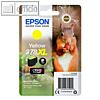 Epson Tintenpatrone Nr. 378XL, ca. 830 Seiten, 9 ml, gelb, C13T37944010