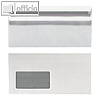Briefumschläge DL, 110 x 220 mm, selbstklebend, Fenster, 75g/m², weiß, 100 St.