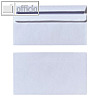 Briefumschläge DL, 110 x 220 mm, ohne Fenster, selbstklebend, 75g/m², weiß, 25 S