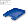 LEITZ Briefablage Plus, besonders flach, 255 x 37 x 360 mm, PS, blau, 5237-00-35