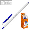 BIC Kugelschreiber Cristal Up, 0.35 mm, dokumentenecht, blau, 20er Karton,949879