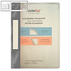 FolderSys Schnellhefter A4, PP, transparent rauch, VE 40 Stück,11001-24-010