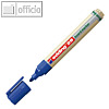 Boardmarker aus recyceltem Material, Rundspitze: 1.5-3 mm, nachf?llbar, blau