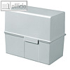 HAN Karteibox DIN A5, bis 450 Karten, grau, 975-11