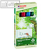 Boardmarker, Keilspitze: 1-5 mm, nachf?llb., recyceltem Material, sortiert, 4St.