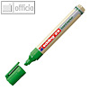 Boardmarker aus recyceltem Material, Keilspitze: 1.5-5 mm, nachf?llbar, gr?n