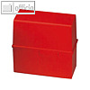 HAN Karteibox DIN A5, bis 450 Karten, rot, 975-17