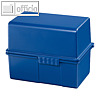 HAN Karteibox DIN A7, bis 300 Karten, blau, 977-14