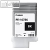 Canon Tintenpatrone PFI-107BK, schwarz, 130 ml, 6705B001