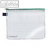 Rei?verschluss-Beutel - DIN B4, PVC faserverst?rkt, Zipper gr?n, 10 St?ck