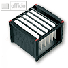 Helit Hängeregistratur-Gestell DIN A4, schwarz/rot, 260 x 360 x 380 mm, H6110092