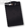MAUL Klemm-Schreibplatte mit Rechner, DIN A4, schwarz, 2325490