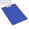 Rapesco Klemmbrett Standard, DIN A4, Karton/PVC, blau, VSTCB0L3