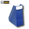 B?ro-Stehsammler "linear" extra-breit 102 mm, blau, 290 x 102 x 271 mm H63615
