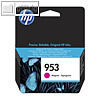 HP Tintenpatrone Nr. 953, ca. 700 Seiten, 10 ml, magenta, F6U13AE