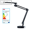 LED-Tischleuchte 4 Stars mit Fu?, 6W, 5000K, (H)60 cm, Kunststoff/Metall schwarz