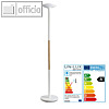 LED-Deckenfluter PRYSKA, 40 W, 3.000 k, (H)1.8 m, dimmbar, buche/wei?, 400110157