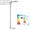 LED-Stehleuchte LIXUS, 50 W, 3.000 k, (H)196 cm, dimmbar, silber, 400079771