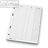 Veloflex Ersatzeinlagen für Telefonringbuch, DIN A5, weiß, 5359 000