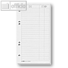 Ersatzeinlagen für Telefonringbuch, DIN A5 schmal, 11.3x21 cm, weiß, 5358000