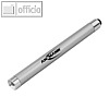 LED-Stiftleuchte X15, 15 Lumen, 134 x 13 x 13 mm, Aluminium, silber, 1600-0169