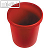 Helit Gro?-Papierkorb, 30 Liter, (?)35 x (H)41 cm, PE, rot, H6106125