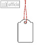 Herma H?ngeetiketten mit Faden, 18 x 28 mm, rot, 1.000 St., 6903