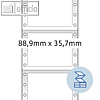 Herma Computeretiketten endlos, 88.9 x 35.7 mm, weiß, 1-bahnig, 4.000 St., 8211