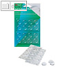 Elastikpuffer - L?rm-/Rutschstopper, (?)19.1 mm, Kunststoff, transparent, 16 St.