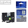 Schriftbandkassette f?r brother, 12 mm x 8 m, laminiert, schwarz/gr?n, 85538