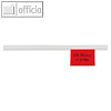 MAUL Wandklemmschiene selbstklebend, (B)100 cm, Kunststoff, weiß, 3 Stk.,6245602