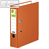 officio Kunststoff-Ordner DIN A4, Rücken 80 mm, Wechselfenster, orange