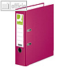 officio Kunststoff-Ordner DIN A4, Rücken 80 mm, Wechselfenster, pink