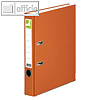 officio Kunststoff-Ordner DIN A4, Rücken 50 mm, Wechselfenster, orange