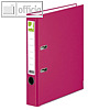 officio Kunststoff-Ordner DIN A4, Rücken 50 mm, Wechselfenster, pink