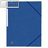 Oxford Eckspannermappe Top File+, DIN A4, Karton 390g/qm, blau, 400114353